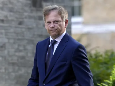Britain's Defence Minister Grant Shapps arrives for a cabinet meeting at Downing Street in London, Tuesday, Sept. 5, 2023. It is the first Cabinet Meeting since before the Summer break. (AP Photo/Kirsty Wigglesworth)