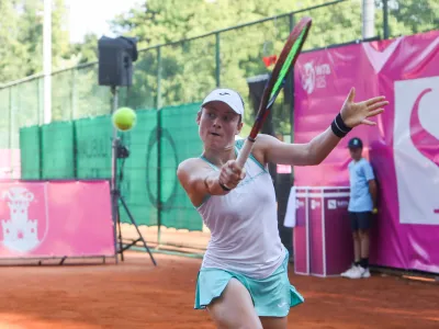 Tamara Zidan&scaron;ek- 12.09.2023 - &Scaron;portni park Tivoli - ženski teni&scaron;ki turnir WTA Ljubljana, tenis //FOTO: Bojan Velikonja