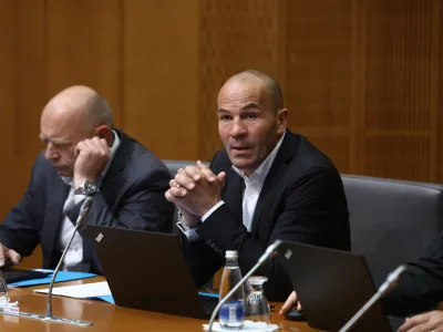 Dejan Zavec28.05.2022 - predstavitev kandidata za ministra za izobraževanje, znanost in &scaron;port Igorja Papiča pred odborom DZ za izobraževanje, znanost, &scaron;port in mladinoFOTO:Luka Cjuha