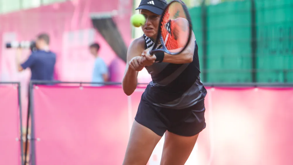 Kaja Juvan- 12.09.2023 - &Scaron;portni park Tivoli - ženski teni&scaron;ki turnir WTA Ljubljana, tenis //FOTO: Bojan Velikonja