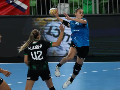 - Daria Dmitrieva- 23.09.2023 &ndash; rokomet - Krim Mercator: Ferencvaros, liga prvakinj, 3. krog: skupina B //FOTO: Bojan Velikonja