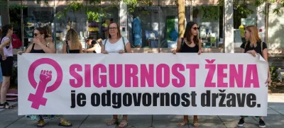Na Hrvaškem že dlje časa potekajo shodi, na katerih udeleženci zahtevajo, da država poskrbi za varnost žensk. 