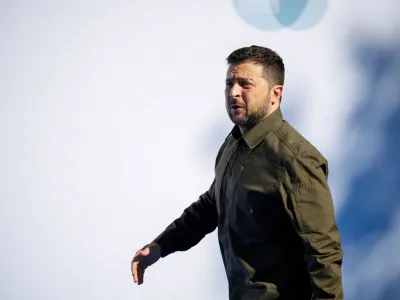 FILE PHOTO: Ukraine's&nbsp;President&nbsp;Volodymyr Zelenskiy&nbsp;attends the European Political Community Summit in Granada, Spain October 5, 2023. REUTERS/Juan Medina/File Photo