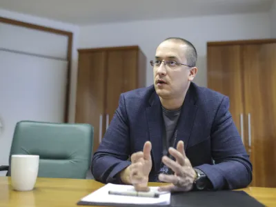 Jure Leben je bil minister za okolje in prostor v vladi Marjana &Scaron;arca. S te funkcije je moral odstopiti zaradi afere maketa. Foto: Jaka Gasar&nbsp;