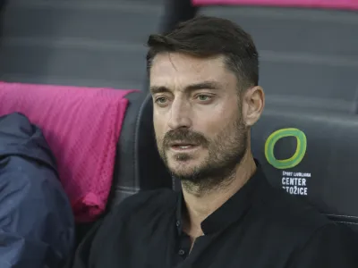 trener Celja Albert Riera- 10.08.2023 &ndash; nogomet - Celje: Neman Grodno, konferenčna liga, kvalifikacije, prve tekme 3. krog: //FOTO: Luka Cjuha