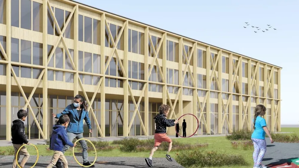 Nova osnovna &scaron;ola v Preski je največji projekt v zgodovini občine.&nbsp;