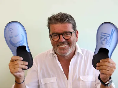 - 02.10.2023 - Žare Kerin, samostojni oblikovalec in kreativni direktor v ogla&scaron;evalski agenciji Futura DDB//FOTO: Tomaž Skale