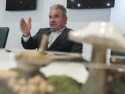 - 19.05.2021 &ndash; Andrej Vizjak, minister za okolje in prostor v 14. Vladi RS pod vodstvom Janeza Jan&scaron;e od 13. marca 2020 /FOTO: Jaka Gasar