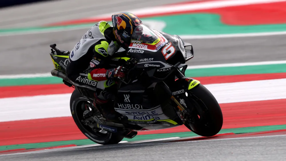 FILE PHOTO: MotoGP - Austrian Grand Prix - Red Bull Ring, Spielberg, Austria - August 15, 2020  Reale Avintia Racing's Johann Zarco during qualifying  REUTERS/Lisi Niesner/File Photo