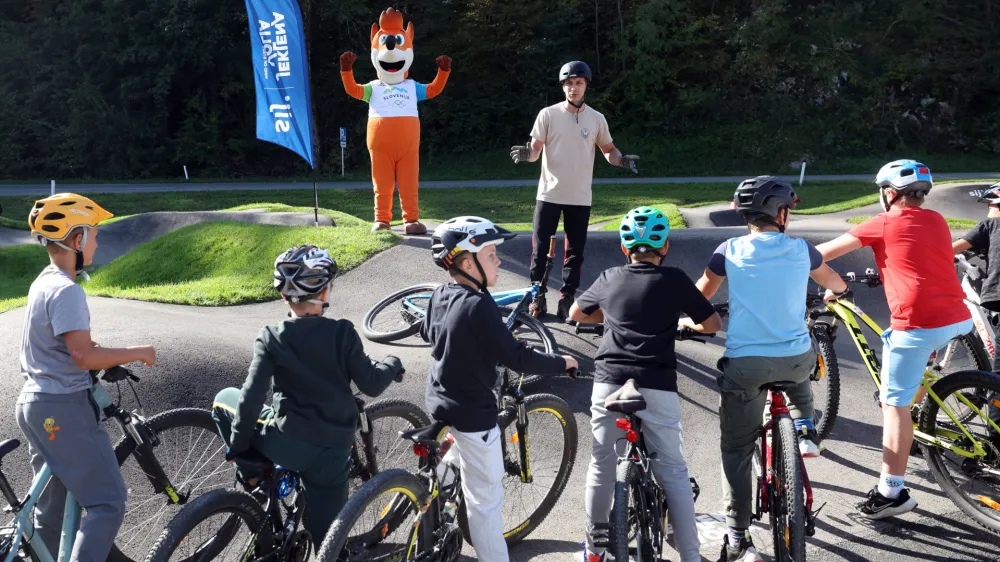 Pumptrack Bled že privablja ljubitelje kolesarjenja.&nbsp;
