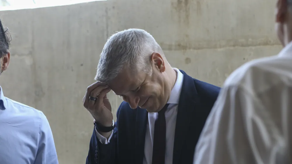 predsednik uprave Dars Valentin Hajdinjak- 09.06.2023 &ndash; odprtje Lesko&scaron;kove ceste in priključka ljubljanske obvoznice -  //FOTO: Luka Cjuha