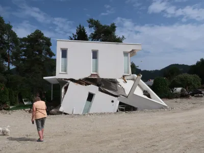 vodna ujma, Savinja, Letu&scaron;ka gmajna. Foto: Tatjana Pihlar 