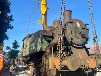 Muzejska lokomotiva Vrhnika, muzejski eksponat<br><br>Foto: Občina Vrhnika