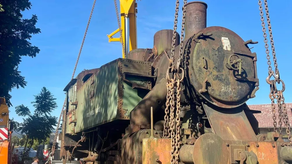 Muzejska lokomotiva Vrhnika, muzejski eksponat<br><br>Foto: Občina Vrhnika