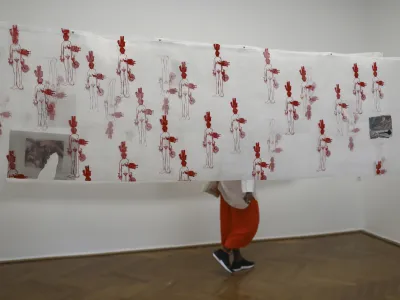 - 14.09.2023 &ndash; MGLC - 35. Grafični bienale Ljubljana 2023 z naslovom Iz praznine so pri&scaron;li darovi kozmosa - //FOTO: Luka Cjuha