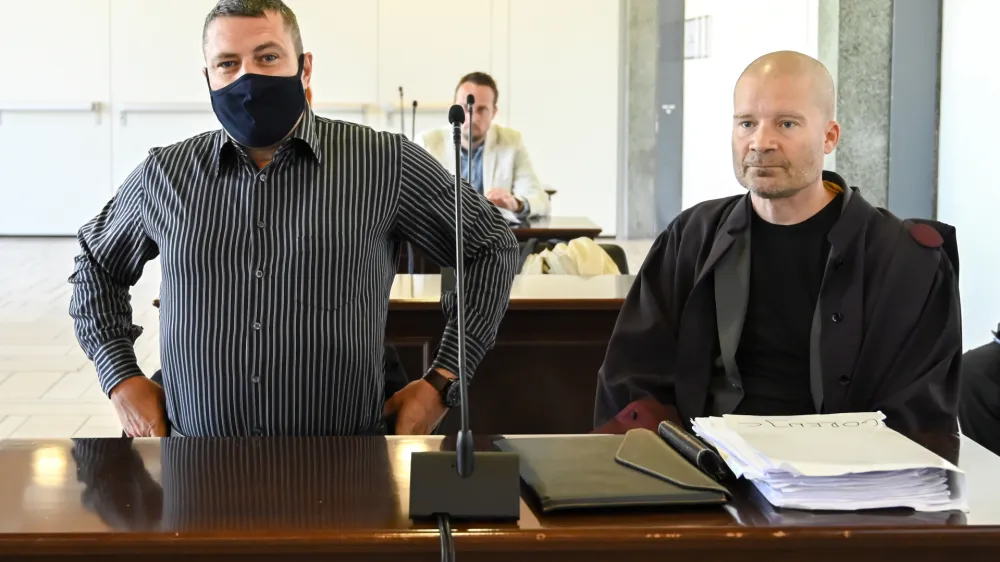 Žarko Gorenjc - 04.05.2022 &ndash; sojenje Žarku Gorenjcu za umor žene &ndash; 5. marca 2021 je v Dolu pri Polici s pasom kopalnega pla&scaron;ča zadavil ženo. //FOTO: Nik Erik Neubauer