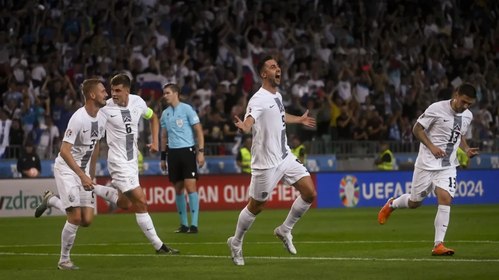 Andraž &Scaron;porar- 26.06.2023 &ndash; nogomet - Slovenija: Danska, kvalifikacije za EP 2023, 4. krog: skupina H //FOTO: Nik Erik Neubauer