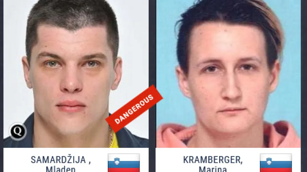 Mladena Samardžijo organi pregona i&scaron;čejo zaradi trgovine s prepovedanimi drogami, 33-letno Marino Kramberger pa zaradi različnih goljufij.&nbsp;