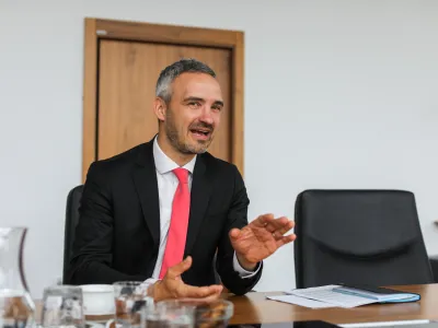 - 03.06.2020 - Janez Cigler Kralj (NSi), minister za delo, družino, socialne zadeve in enake možnosti v 14. Vladi RS pod vodstvom Janeza Jan&scaron;e od 13. marca 2020 //FOTO: Bojan Velikonja