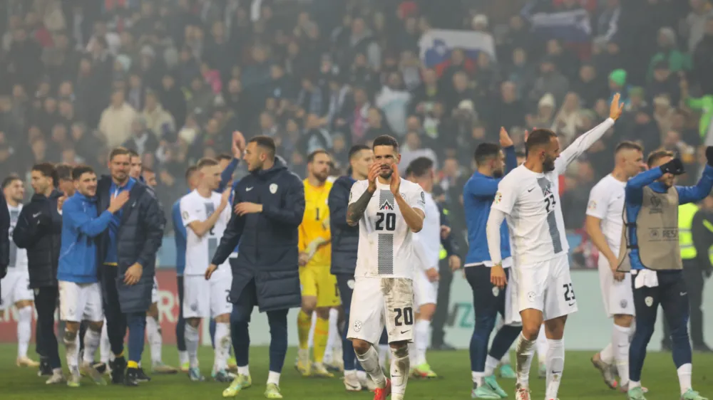 - 20.11.2023 &ndash; nogomet &ndash; Slovenija:&nbsp;Kazahstan, kvalifikacije za nogometno evropsko prvenstvo EP 2024, 10. krog: skupina H,&nbsp;//FOTO: Bojan Velikonja