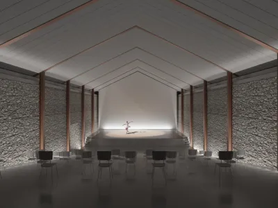 Nekdanje skladi&scaron;če bi postal kulturni center z dvema dvoranama. Foto:&nbsp;ARP studio