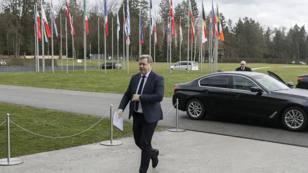 minister za visoko &scaron;olstvo, znanost in inovacije dr. Igor Papič- 14.03.2023 - Brdo pri Kranju &ndash; 5. Vrh koalicije 2023 - srečanje koalicijskih partnerjev Gibanje Svoboda, SD in Levica - posvet poslancev strank vladne koalicije ter ministrske ekipe o aktualnih političnih zadevah: razprava o davčni in &scaron;olski reformi FOTO: Jaka Gasar