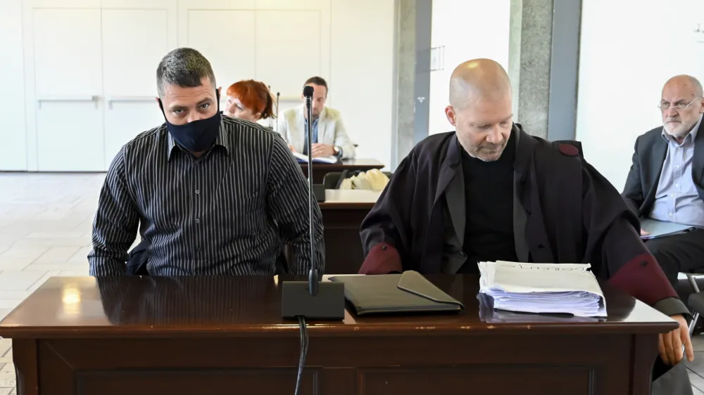 Žarko Gorenjc - 04.05.2022 &ndash; sojenje Žarku Gorenjcu za umor žene &ndash; 5. marca 2021 je v Dolu pri Polici s pasom kopalnega pla&scaron;ča zadavil ženo. //FOTO: Nik Erik Neubauer