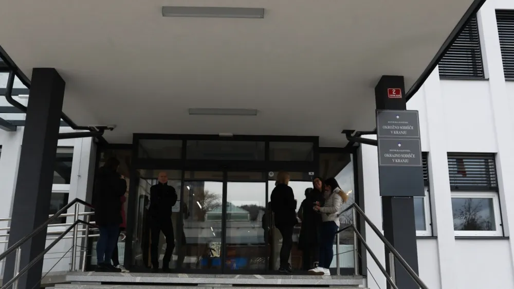 11.12.2023. Okrožno in Okrajno sodi&scaron;če Kranj. Foto: Bojan Velikonja