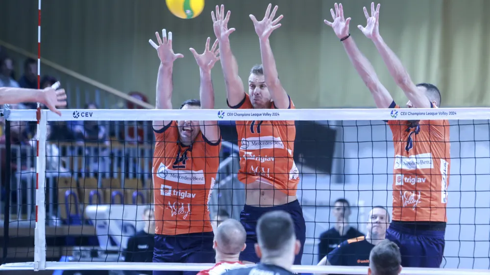 - 29.11.2023 &ndash; odbojka - ACH Volley: Asseco Resovia Rzeszow, liga prvakov, 2. krog:skupina B //FOTO: Jaka Gasar