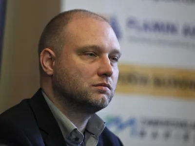 - Mitja Čander- podpis pisma o nameri za ustanovitev &scaron;ahovske akademije v Mariboru in novinarska konferenca ob obisku &scaron;ahovskega velemojstra Garija Kasparova//FOTO: Luka Cjuha