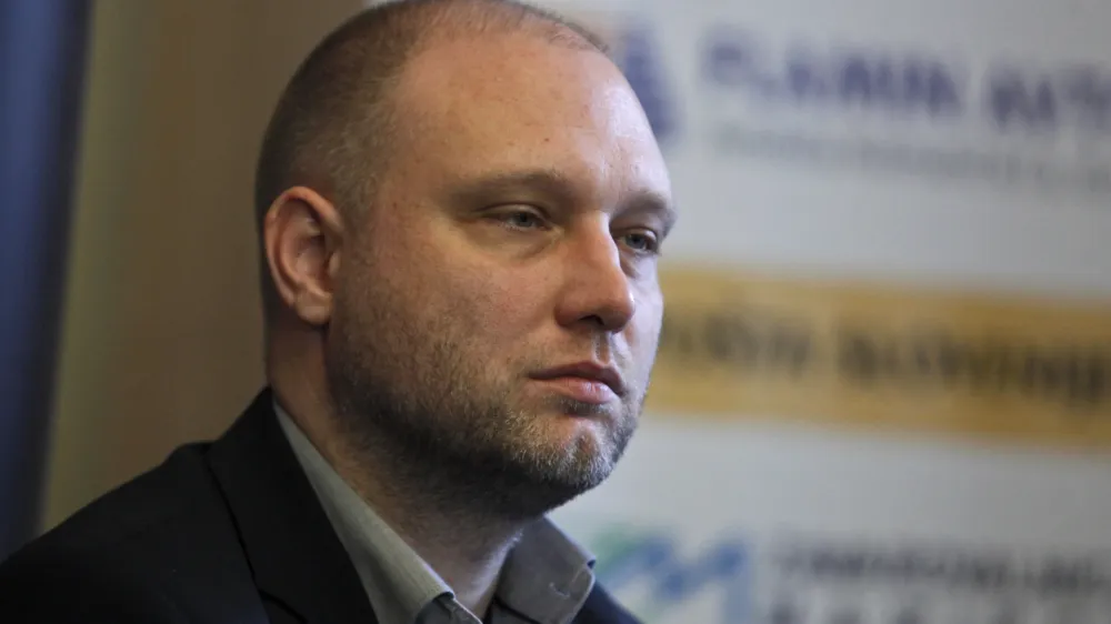 - Mitja Čander- podpis pisma o nameri za ustanovitev &scaron;ahovske akademije v Mariboru in novinarska konferenca ob obisku &scaron;ahovskega velemojstra Garija Kasparova//FOTO: Luka Cjuha