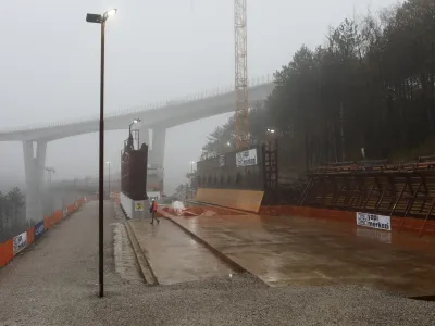 Viadukt Gabrovica in viadukt Črni kal  - 12.12.2023 &ndash; Viadukt Gabrovica - otvoritev - končana glavna gradbena dela na viaduktu Gabrovica v organizaciji družbe 2TDK //FOTO: Bojan Velikonja