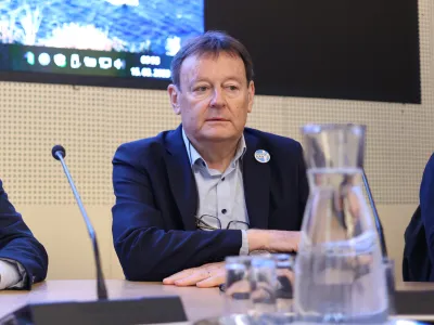 Damjan Polh, novi predsednik sindikata FIDES, sindikat zdravnikov in Zobozdravnikov Slovenije<br><br>- 15.03.2023 &ndash; pogajanja o plačah v zdravstvu - nadaljevanje pogajanj o zdravstvenem plačnem stebru med vlado in reprezentativnimi sindikati s tega področja - <br><br>//FOTO: Luka Cjuha