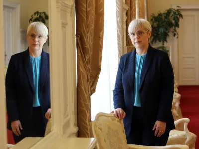 - 22.12.2023 - Nata&scaron;a Pirc Musar, novinarka in političarka, predsednica Republike Slovenije od 23. decembra 2022//FOTO: Tomaž SkaleOPOMBA: DNEVNIKOV OBJEKTIV - INTERVJU 2023