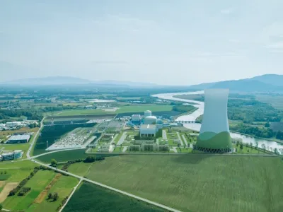 Vizualna projekcija JEK 2 v Kr&scaron;kem.&nbsp;