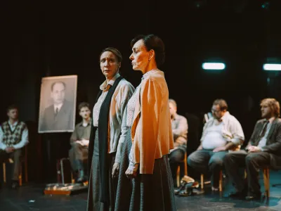 Predstava Pohorski bataljon v Mestnem gledali&scaron;ču ljubljanskem.