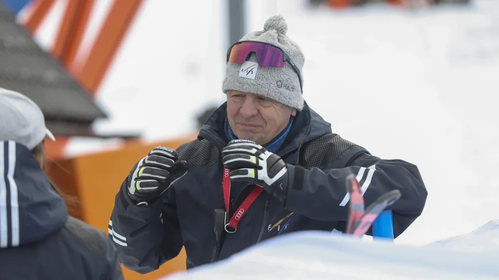 direktor svetovnega pokala Peter Gerdol- 07.01.2024 - Kranjska Gora - 60. Zlata lisica 2024 - svetovni pokal v alpskem ženskem smučanju &ndash; slalom - //FOTO: Luka Cjuha