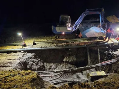 Jesenice, vodovod, okvara