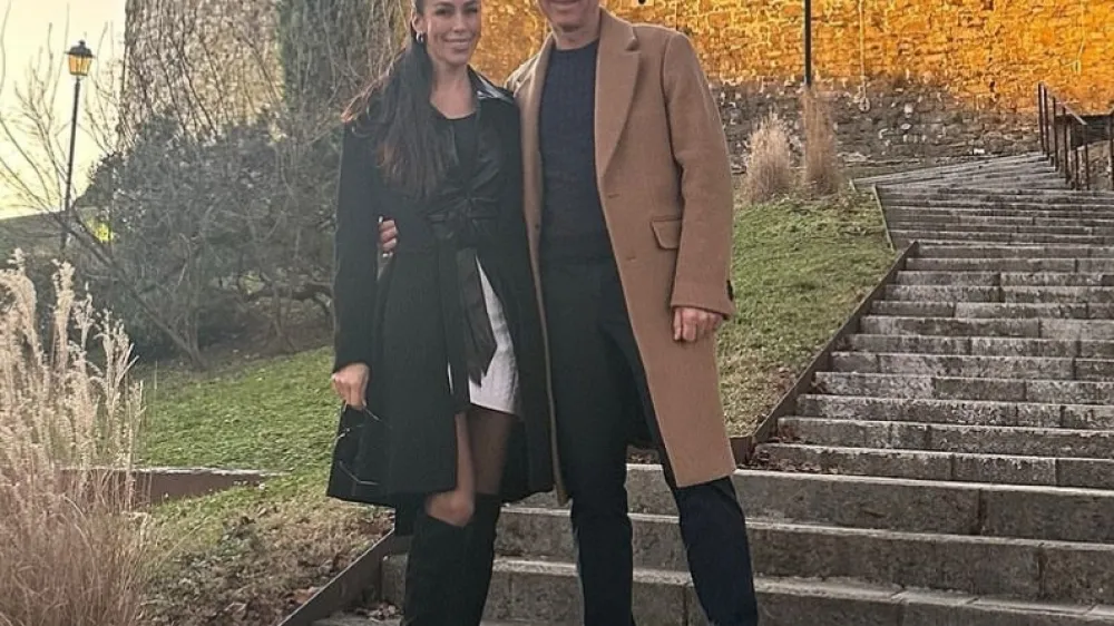 Tina Gaber in Robert Golob sta obiskala Gori&scaron;ki grad. F instagram