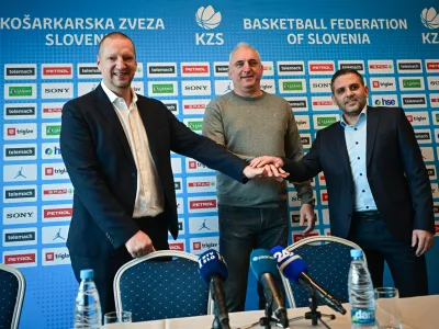 Ko&scaron;arka, Tiskovna konferenca Ko&scaron;arkarske zveze Slovenije,, Thursday, Jan. 18, 2024, (Photo by: Martin Metelko)
