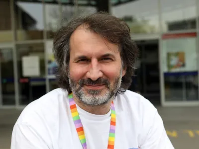 - 19.04.2021 - Dr. Marko Pokorn, zdravnik, specialist pediater in infektolog, strokovni direktor Pediatrične klinike UKC v Ljubljani//FOTO: Tomaž Skale