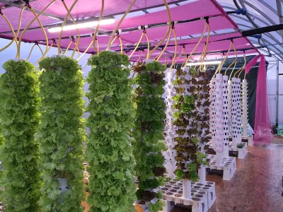 Akvaponski rastlinjak na vzorčni kmetiji v Banuti F Jožef Meh