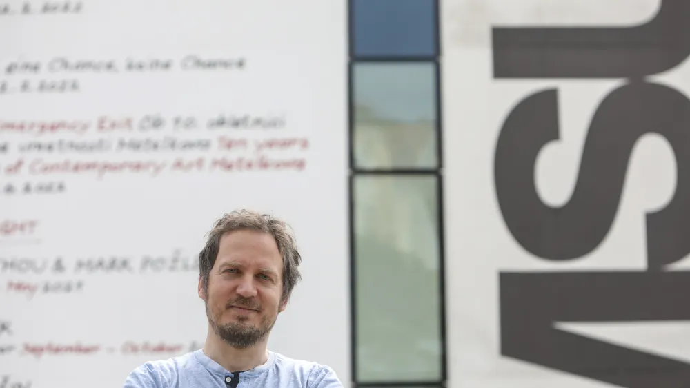 Goran Lukić iz Delavske svetovalnice - 31.05.2022 - WOW/Festival migrantskega filma &ndash; film z naslovom Filmski obzornik 80 &ndash; Metka, Meki., režiserke Nike Autor //FOTO: Jaka Gasar