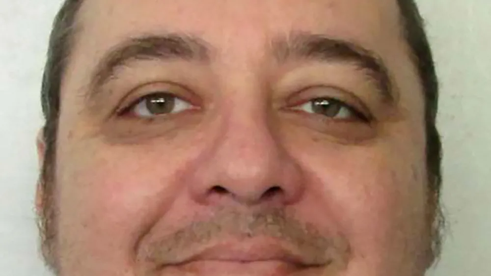 FILE PHOTO: Kenneth Eugene Smith, convicted for a murder-for-hire committed in 1988, and scheduled to be executed in the U.S. state of Alabama by asphyxiation using pure nitrogen, poses for an undated booking photo at Holman Prison in Atmore, Alabama, U.S. Alabama Department of Corrections/Handout via REUTERS. THIS IMAGE HAS BEEN SUPPLIED BY A THIRD PARTY/File Photo