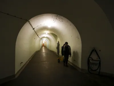 24.01.2024 - Zakloni&scaron;če Gotenica - bunker - Arhiv slovenskih filmov - Kinoteka Gotenica je naselje v občini Kočevje, v njem je do osamosvojitve delovalo najbolj varovano voja&scaron;ko območje in podzemsko zakloni&scaron;če v Sloveniji.FOTO: Luka Cjuha