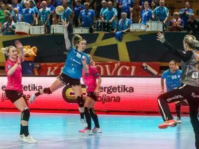 - 21.10.2023 - rokomet - Krim Mercator: Vipers Kristiansand, liga prvakinj, 5. krog: skupina B //FOTO: Bojan Velikonja