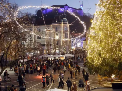 19.12.2023 -praznična Ljubljana, lučke, veseli decemberFoto: Tomaž Skale