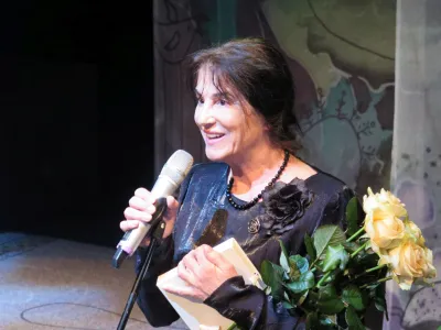 Maribor, Lutkovno gledalisce Maribor.<br>Podelitev Glazerjevih nagrad.<br>Dobitnica Glazerjeve nagrade za zivljenjsko delo Erika Vouk.