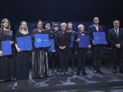 7.02.2024 - osrednja državna slovesnost na predvečer kulturnega praznika s podelitvijo Pre&scaron;ernovih nagrad in nagrad Pre&scaron;ernovega sklada, na kateri bo slavnostni govornik predsednik upravnega odbora Pre&scaron;ernovega sklada FOTO: Luka Cjuha
