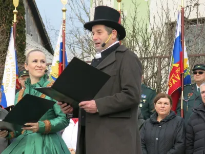 Vrba.<br>Osrednja slovesnosti ob slovenskem kulturnem prazniku.